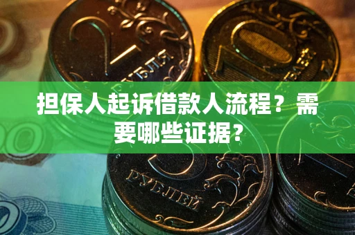北京担保人起诉借款人流程?需要哪些证据? 北京担保人起诉借款人流程?需要哪些证据?