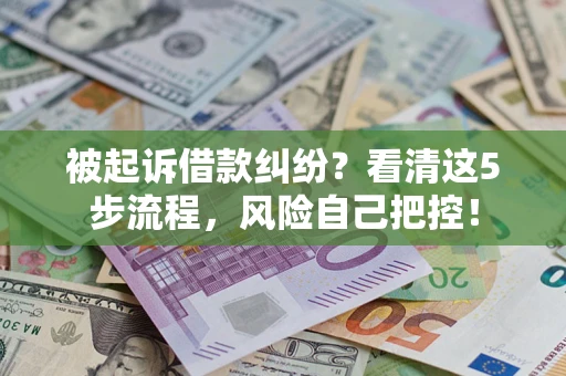 北京被起诉借款纠纷？看清这5步流程，风险自己把控！